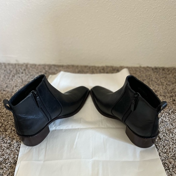 Tory Burch Sleek Black Leather Boots - Picture 9 of 14